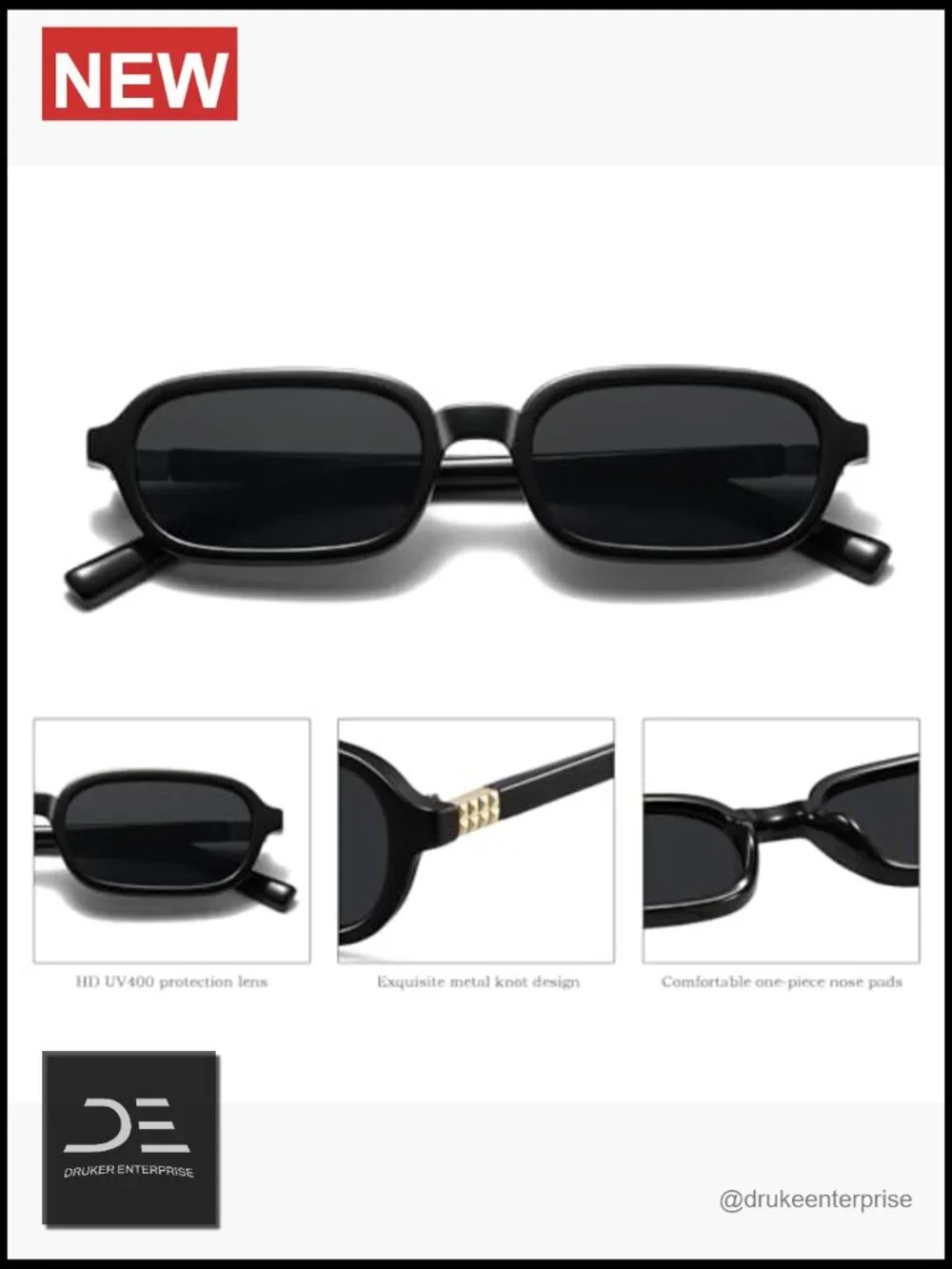 Retro Rectangle Vintage Small Square Sunglasses 90s Fashion Cute Sunnies
